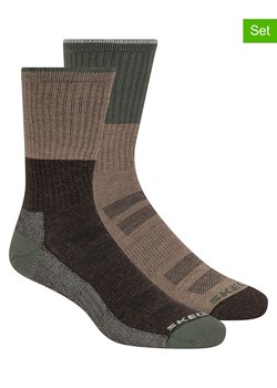 Skechers Skarpety (4 pary) w kolorze brązowym ze sklepu Limango Polska w kategorii Skarpetki męskie - zdjęcie 188623096