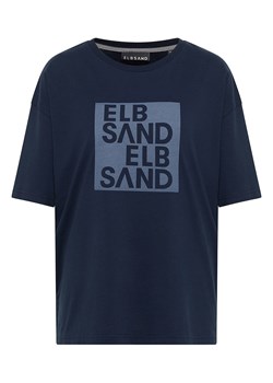 ELBSAND Koszulka "Monja" w kolorze granatowym ze sklepu Limango Polska w kategorii Bluzki damskie - zdjęcie 188629039