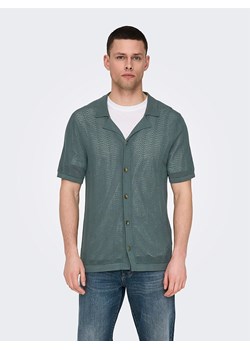 ONLY &amp; SONS Kardigan "Diego" w kolorze turkusowym ze sklepu Limango Polska w kategorii Swetry męskie - zdjęcie 188629325