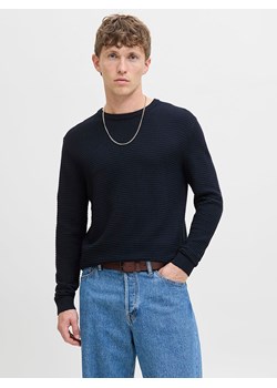 Jack &amp; Jones Sweter w kolorze granatowym ze sklepu Limango Polska w kategorii Swetry męskie - zdjęcie 188629567