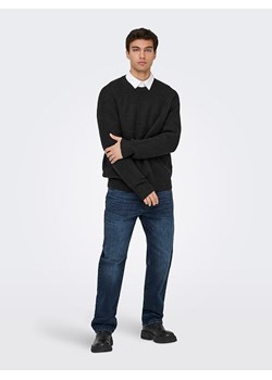ONLY &amp; SONS Sweter "Dale" w kolorze czarnym ze sklepu Limango Polska w kategorii Swetry męskie - zdjęcie 188629825