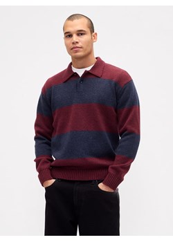 GAP Sweter w kolorze granatowo-bordowym ze sklepu Limango Polska w kategorii Swetry męskie - zdjęcie 188630227