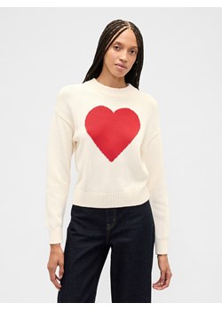 GAP Sweter w kolorze kremowo-czerwonym ze sklepu Limango Polska w kategorii Swetry damskie - zdjęcie 188630266