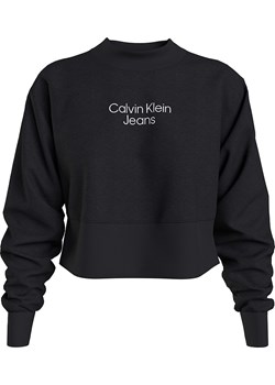 Calvin Klein Bluza w kolorze czarnym ze sklepu Limango Polska w kategorii Bluzy damskie - zdjęcie 188630455