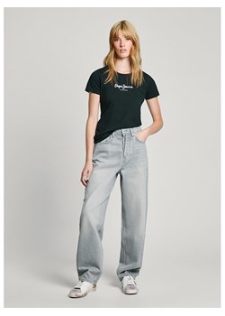 Pepe Jeans Koszulka w kolorze czarnym ze sklepu Limango Polska w kategorii Bluzki damskie - zdjęcie 188630487