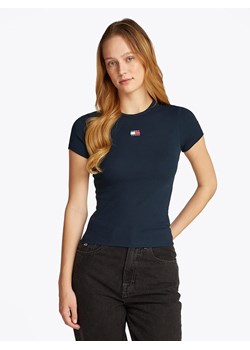 TOMMY JEANS Koszulka w kolorze granatowym ze sklepu Limango Polska w kategorii Bluzki damskie - zdjęcie 188630616