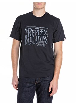 Replay Koszulka w kolorze czarnym ze sklepu Limango Polska w kategorii T-shirty męskie - zdjęcie 188630829