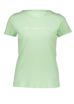 Pepe Jeans Koszulka w kolorze zielonym ze sklepu Limango Polska w kategorii Bluzki damskie - zdjęcie 188630865