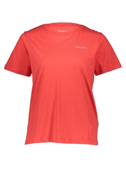 Pepe Jeans Koszulka w kolorze czerwonym ze sklepu Limango Polska w kategorii Bluzki damskie - zdjęcie 188630867