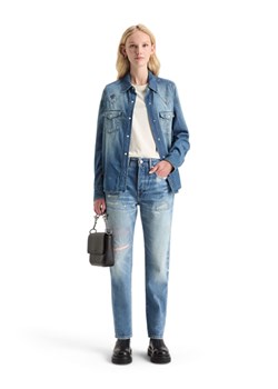 Scotch &amp; Soda Dżinsy - Boyfriend fit - w kolorze niebieskim ze sklepu Limango Polska w kategorii Jeansy damskie - zdjęcie 188630937