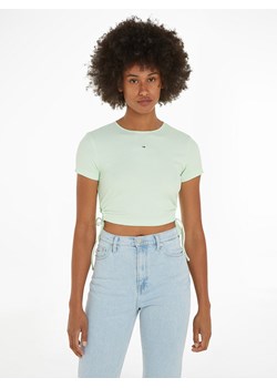 TOMMY JEANS Koszulka w kolorze miętowym ze sklepu Limango Polska w kategorii Bluzki damskie - zdjęcie 188630999