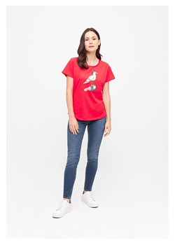 Derbe Koszulka w kolorze czerwonym ze sklepu Limango Polska w kategorii Bluzki damskie - zdjęcie 188631035