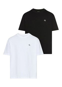 Calvin Klein Koszulki (2 szt.) w kolorze biało-czarnym ze sklepu Limango Polska w kategorii T-shirty męskie - zdjęcie 188631197