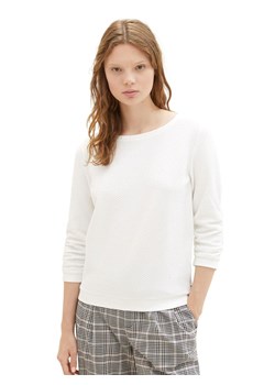 TOM TAILOR Denim Bluza w kolorze białym ze sklepu Limango Polska w kategorii Bluzy damskie - zdjęcie 188631549