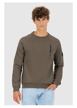 alife and kickin Bluza "Fabio" w kolorze khaki ze sklepu Limango Polska w kategorii Bluzy męskie - zdjęcie 188631699