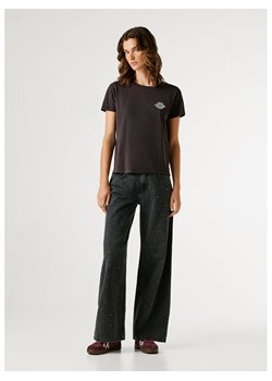 Pepe Jeans Koszulka "Brule" w kolorze brązowym ze sklepu Limango Polska w kategorii Bluzki damskie - zdjęcie 188631776