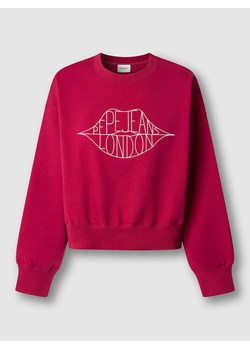 Pepe Jeans Bluza "Bernis" w kolorze czerwonym ze sklepu Limango Polska w kategorii Bluzy damskie - zdjęcie 188631806