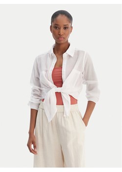 Seafolly Koszula Breeze 55428-TO Biały Regular Fit ze sklepu MODIVO w kategorii Koszule damskie - zdjęcie 188632307