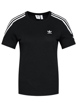 adidas T-Shirt Lock Up ED7530 Czarny Regular Fit ze sklepu MODIVO w kategorii Bluzki damskie - zdjęcie 188632348