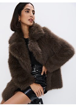 Mohito - Sztuczne futerko oversize - brązowy ze sklepu Mohito w kategorii Futra damskie - zdjęcie 188632956