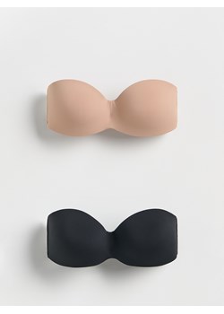 Reserved - Biustonosz bandage 2 pack - czarny ze sklepu Reserved w kategorii Biustonosze - zdjęcie 188633089
