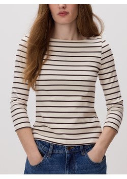 Reserved - Bawełniany longsleeve - wielobarwny ze sklepu Reserved w kategorii Bluzki damskie - zdjęcie 188633118