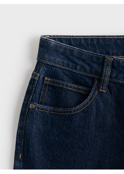 Reserved - Jeansy straight - granatowy ze sklepu Reserved w kategorii Jeansy damskie - zdjęcie 188633206
