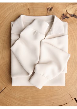 Reserved - Bluza z modalem - beżowy ze sklepu Reserved w kategorii Bluzy damskie - zdjęcie 188633366