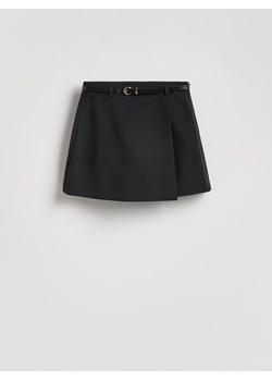 Reserved - Spódnico-szorty z paskiem - czarny ze sklepu Reserved w kategorii Szorty - zdjęcie 188633418