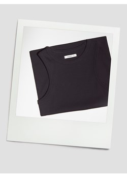 Reserved - Bawełniany top - czarny ze sklepu Reserved w kategorii Bluzki damskie - zdjęcie 188633517