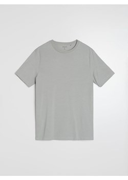 Sinsay - Bawełniana koszulka basic - szary ze sklepu Sinsay w kategorii T-shirty męskie - zdjęcie 188634028