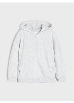 Sinsay - Rozpinana bluza z kapturem - szary ze sklepu Sinsay w kategorii Bluzy dziewczęce - zdjęcie 188634045