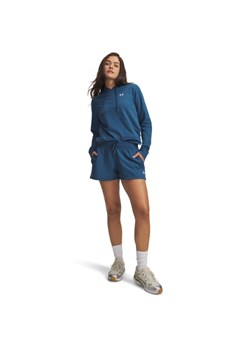 Damskie spodenki dresowe Under Armour UA Sport Terry Short - niebieskie ze sklepu Sportstylestory.com w kategorii Szorty - zdjęcie 188634237