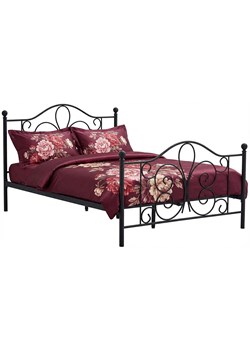 Czarne metalowe łóżko 140 x 200 cm S9-H72 ze sklepu Edinos.pl w kategorii Łóżka i materace - zdjęcie 188634377