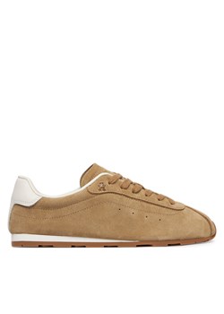 Sneakersy Tommy Hilfiger Th Bella Low Runner Suede FW0FW09189 Beżowy ze sklepu eobuwie.pl w kategorii Buty sportowe damskie - zdjęcie 188634959