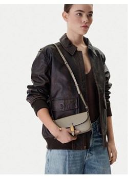 Torebka PINKO Saddle Flat AI 25-26 PCPL 105349 A1ZX Szary ze sklepu eobuwie.pl w kategorii Listonoszki - zdjęcie 188635049