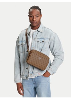 Saszetka Guess HMMILO P5222 Beżowy ze sklepu eobuwie.pl w kategorii Saszetki - zdjęcie 188635067