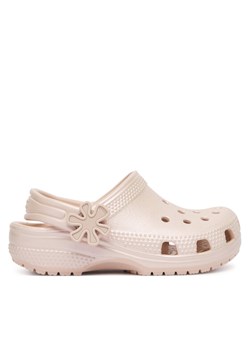 Crocs Klapki Classic Pearl Shine Clog T 212815 Różowy ze sklepu MODIVO w kategorii Klapki dziecięce - zdjęcie 188635875