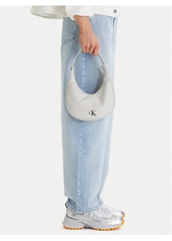 Calvin Klein Torebka Buckle Small Bag LV04F3513G Biały ze sklepu MODIVO w kategorii Torebki hobo - zdjęcie 188635998