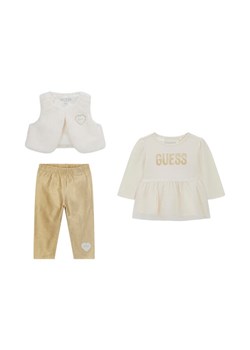 Guess Komplet dziecięcy A5BG00 WC910 Biały Regular Fit ze sklepu MODIVO w kategorii Komplety niemowlęce - zdjęcie 188636009