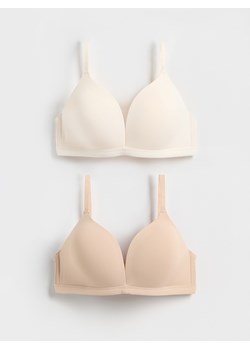 Reserved - Modulowany biustonosz 2 pack - złamana biel ze sklepu Reserved w kategorii Biustonosze - zdjęcie 188636659