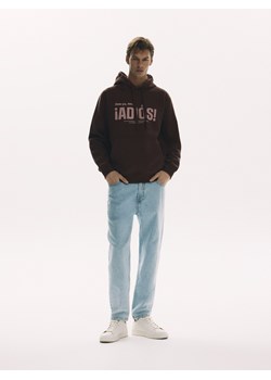 Reserved - Bluza z nadrukiem - bordowy ze sklepu Reserved w kategorii Bluzy męskie - zdjęcie 188636797