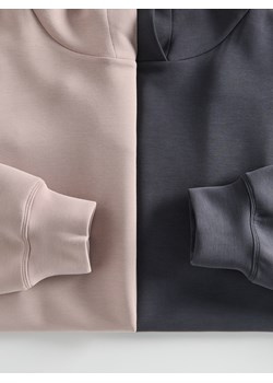 Reserved - Bluza oversize z modalem - beżowy ze sklepu Reserved w kategorii Bluzy damskie - zdjęcie 188636878