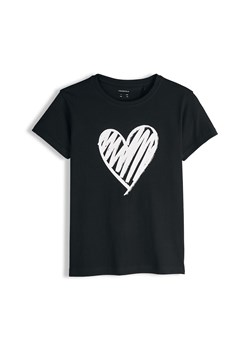 GATE Bawełniana koszulka z nadrukiem 8Y ze sklepu gateshop w kategorii Bluzki dziewczęce - zdjęcie 188638239