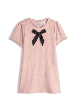 GATE Strukturalna sukienka z kokardą 4Y ze sklepu gateshop w kategorii Sukienki dziewczęce - zdjęcie 188638315