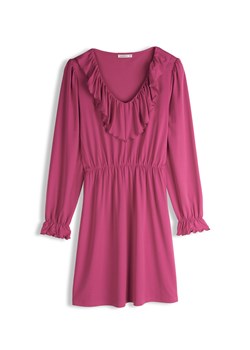 GATE Damska sukienka z falbanką 34 ze sklepu gateshop w kategorii Sukienki - zdjęcie 188638878