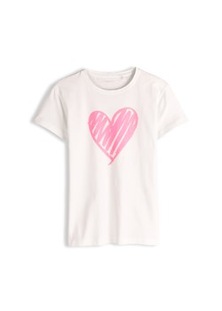 GATE Bawełniana koszulka z nadrukiem 8Y ze sklepu gateshop w kategorii Bluzki dziewczęce - zdjęcie 188639275