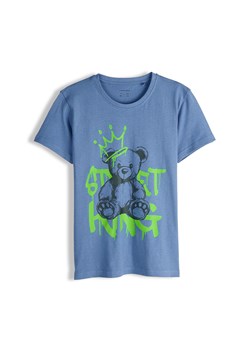 GATE Bawełniana koszulka z nadrukiem 7Y ze sklepu gateshop w kategorii T-shirty chłopięce - zdjęcie 188639277