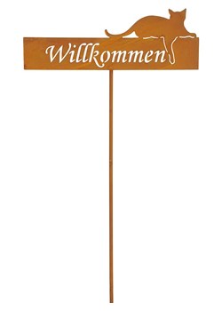 POSIWIO Palik ogrodowa w kolorze jasnobrązowym -  97 cm ze sklepu Limango Polska w kategorii Dekoracje i akcesoria ogrodowe - zdjęcie 188640185