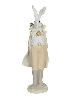 Clayre &amp; Eef Figurka dekoracyjna w kolorze kremowym - 11 x 37 x 10 cm ze sklepu Limango Polska w kategorii Dekoracje - zdjęcie 188641347